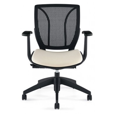 Mesh Back Task Chair With Fixed Arms