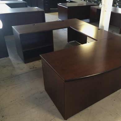 Knoll Reff Veneer L Desks