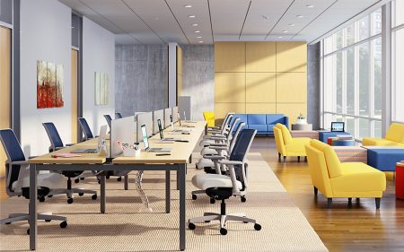 open plan office design austin