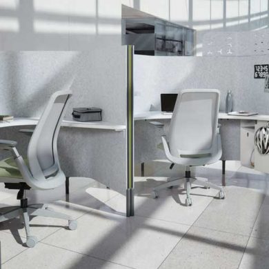 call center cubicle workspaces