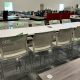 white bar height table