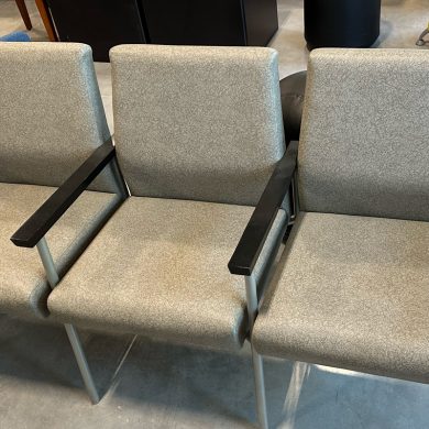 three seat bench