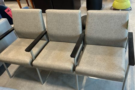 three seat bench