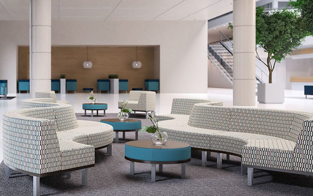 Office Furniture NOW! Austin, TX Corporate Lounge Workspace Design